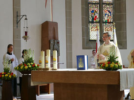 Feierlicher Gründungsgottesdienst der Pfarrei St. Heimerad (Foto: Karl-Franz Thiede)